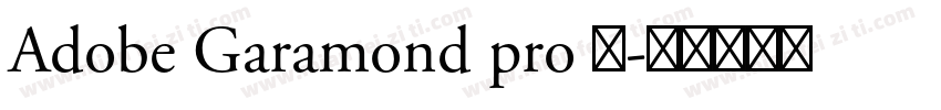 Adobe Garamond pro 加字体转换